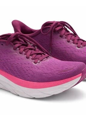 Hoka Clifton 8 Sneakers | Women’s 6.5 | Purple Pink Running Shoes EUC